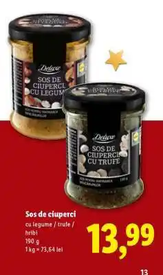 Lidl Sos de ciuperci Ofertă