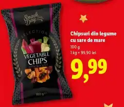 Lidl Chipsuri din legume, cu sare de mare Ofertă