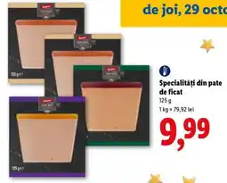 Lidl Specialități din pate de ficat Ofertă