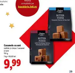 Lidl Caramele cu unt Ofertă