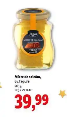 Lidl Miere de salcâm, cu fagure Ofertă