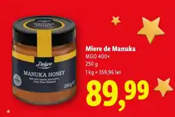 Lidl Miere de Manuka Ofertă