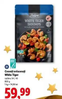 Lidl Creveți eviscerați White Tiger Ofertă