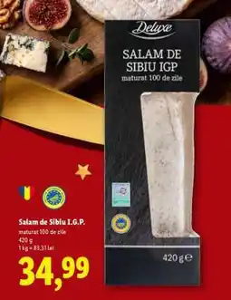 Lidl Salam de Sibiu I.G.P Ofertă