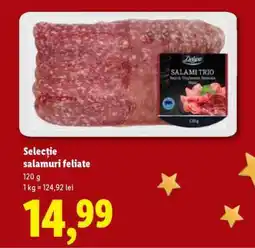 Lidl Selecție salamuri feliate Ofertă