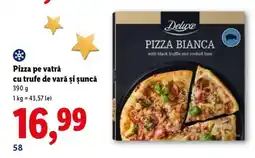 Lidl Pizza pe vatră cu trufe de vară și șuncă Ofertă