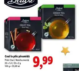 Lidl Ceai la plic piramidă Ofertă