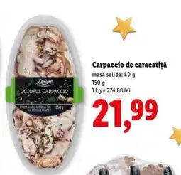 Lidl Carpaccio de caracatiță Ofertă