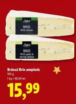 Lidl Brânză Brie umplută Ofertă