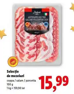 Lidl Selecție de mezeluri Ofertă