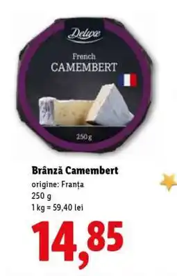 Lidl Brânză Camembert Ofertă