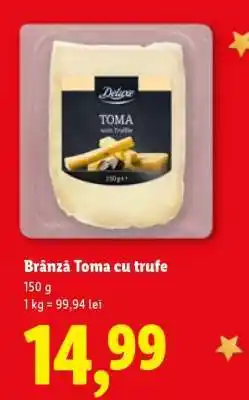 Lidl Brânză Toma cu trufe Ofertă