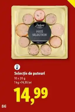 Lidl Selecție de pateuri Ofertă