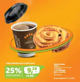 La Doi Pasi Smokin Bean Cafea + La Lorraine Melc cu stafide Ofertă