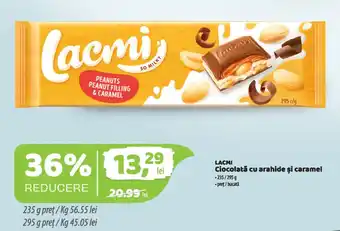 Lacmi ciocolata cu arahide si caramel