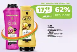 La Doi Pasi Gliss şampon + Gliss balsam pentru păr Ofertă