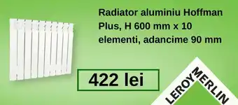 Hoffman radiator aluminiu Plus