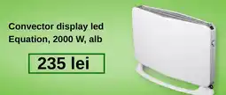 Leroy Merlin Equation convector display led alb Ofertă