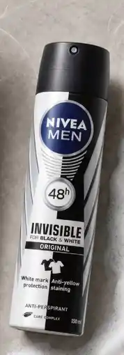 Carrefour Market Deo Men Invisible for Black&White Power/ Fresh 48H, Nivea Ofertă