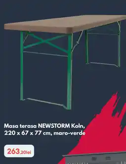 Brico Depôt Newstorm masa terasa koln Ofertă