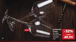 Kaufland Spice&soul pahare vin roșu Ofertă