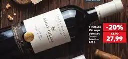 Kaufland St.gilles vin roșu demisec grande selection Ofertă