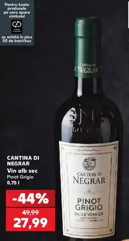 Kaufland Cantina di negrar vin alb sec pinot grigio Ofertă
