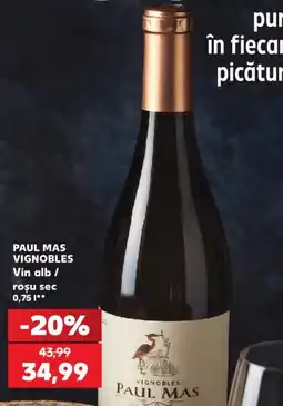 Kaufland Paul Mas Vignobles Vin Alb/Rosu Sec Ofertă
