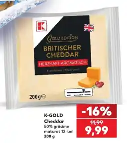 Kaufland K-gold cheddar Ofertă