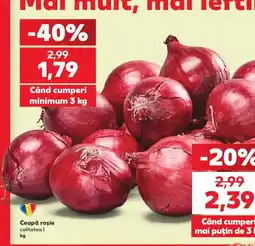 Kaufland Ceapă roșie calitate I Ofertă