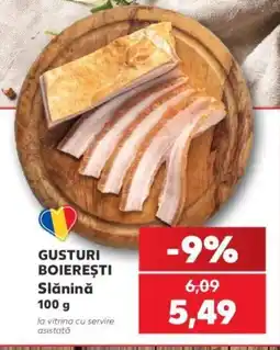 Kaufland Gusturi Boierești Slănină Ofertă