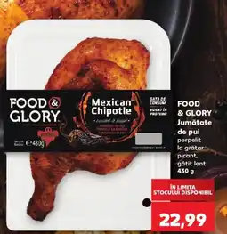 Kaufland Food & Glory jumătate de pui perpelit la grătar picant Ofertă