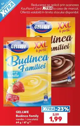 Kaufland Gellwe budinca family Ofertă