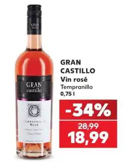 Kaufland Gran Castillo Vin rosé Tempranillo Ofertă