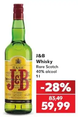 Kaufland J&B Whisky Rare Scotch Ofertă