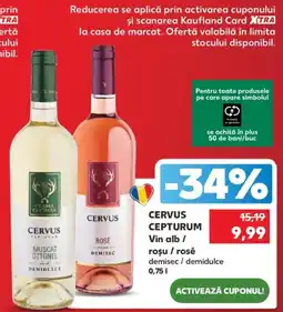 Kaufland Cervus cepturum Ofertă