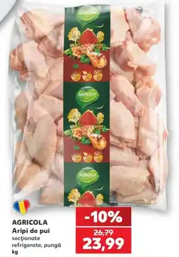 Kaufland Agricola aripi de pui sectionate Ofertă