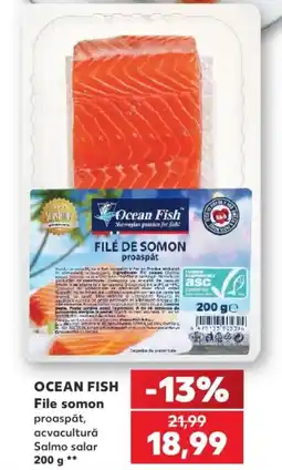 Kaufland Ocean Fish File somon proaspăt, acvacultură Ofertă