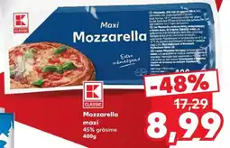 Kaufland Classic mozzarella maxi Ofertă