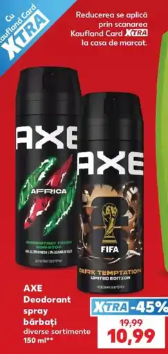Kaufland Axe deodorant spray bărbați Ofertă