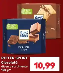 Kaufland Ritter Sport Ciocolată Ofertă