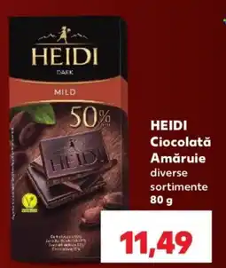 Kaufland Heidi ciocolată amăruie Ofertă