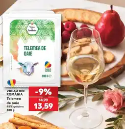 Kaufland Vreau Din Romania Telemea de oaie Ofertă