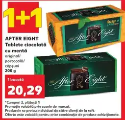 Kaufland After Eight Tablete ciocolată cu mentă Ofertă