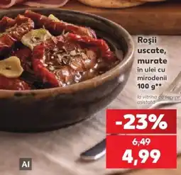 Kaufland Roșii uscate, murate în ulei cu mirodenii Ofertă