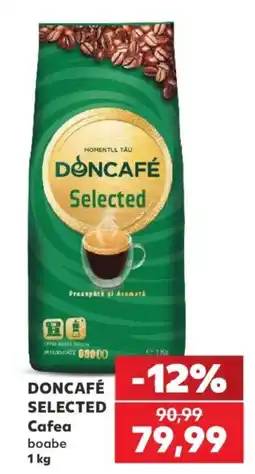 Kaufland Doncafé selected cafea boabe Ofertă