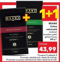 Kaufland Beanz cafea măcinată Ofertă