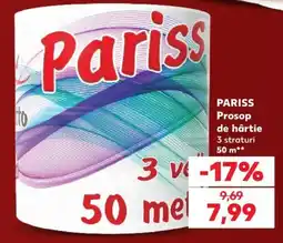 Kaufland Pariss prosop de hârtie Ofertă