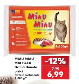Kaufland Miau miau mix pack Ofertă