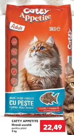 Kaufland Catty Appetite Hrană uscată completă cu pește pentru pisici adulte Ofertă
